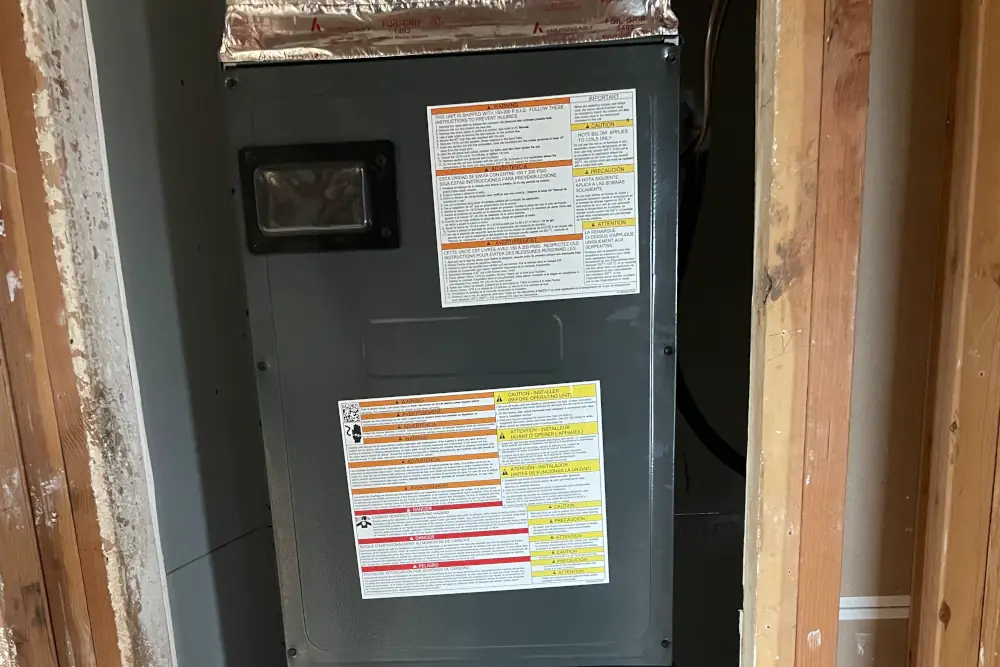 Furnace blowing out cold air fixes - Picture of a furnace